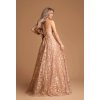 ruzove rose gold trpytive plesove saty Lucia1