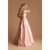 Svetle ruzove satenove spolecenske plesove saty na maturitni ples tanecni Ruth Eva Lola (2)