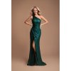 Zelené třpytivé společenské večerní plesové šaty Solange na plesy, večírky, gala večery