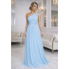 Světle modré společenské šaty pro družičky, svatební hosty, svědkyně