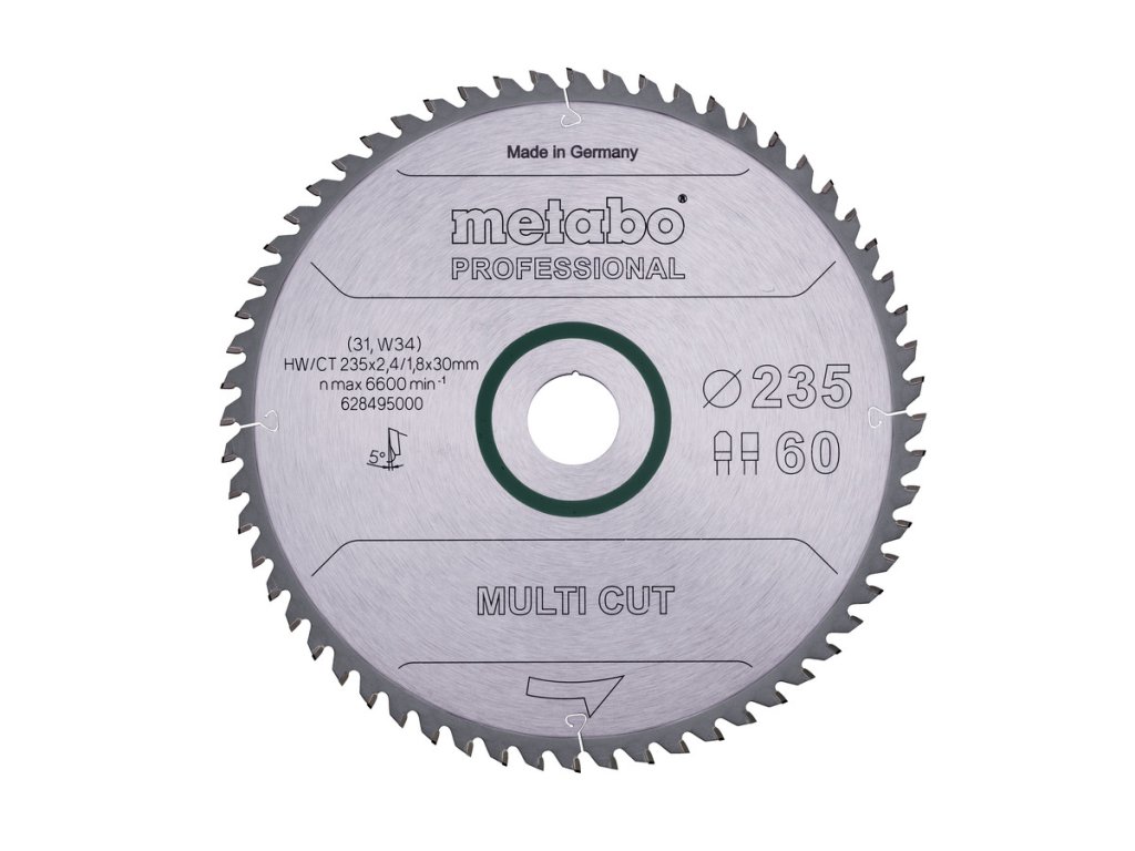 Pilový kotouč "multi cut - professional", 235x2,4/1,8x30, Z60 FZ/TZ 5°