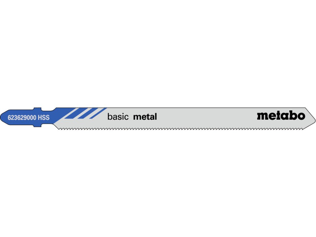 25 plátků pro přímočaré pily "basic metal" 106/ 1,2 mm, HSS, Type 23629