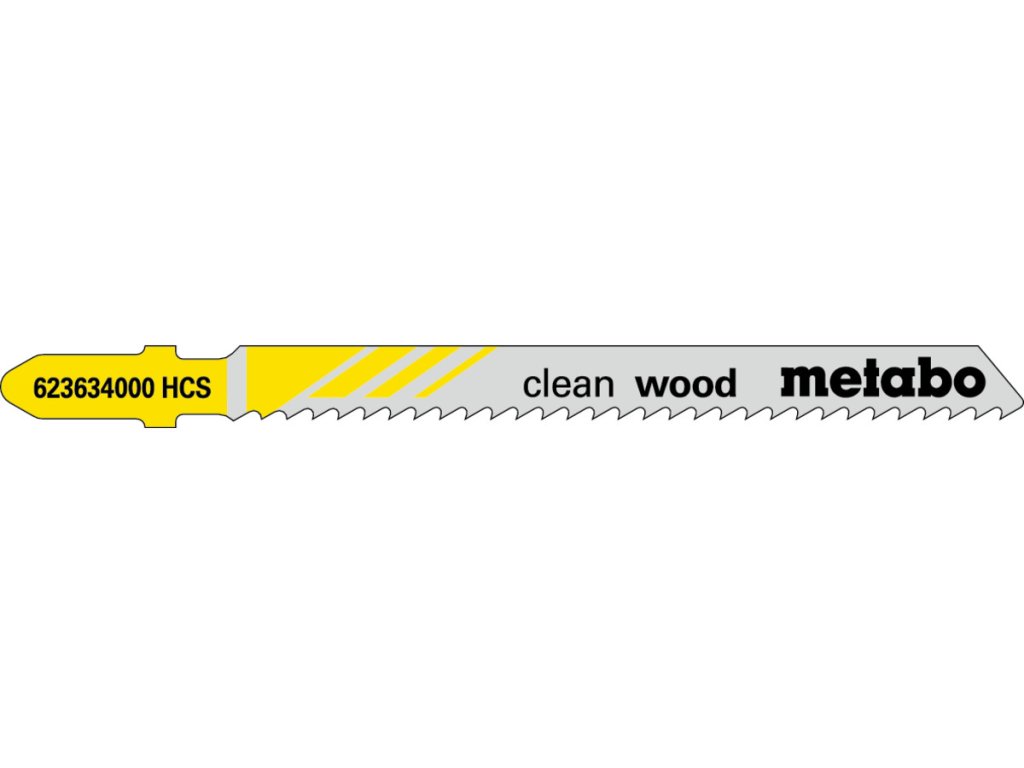25 plátků pro přímočaré pily "clean wood" 74/ 2,5 mm, HCS, Type 23634
