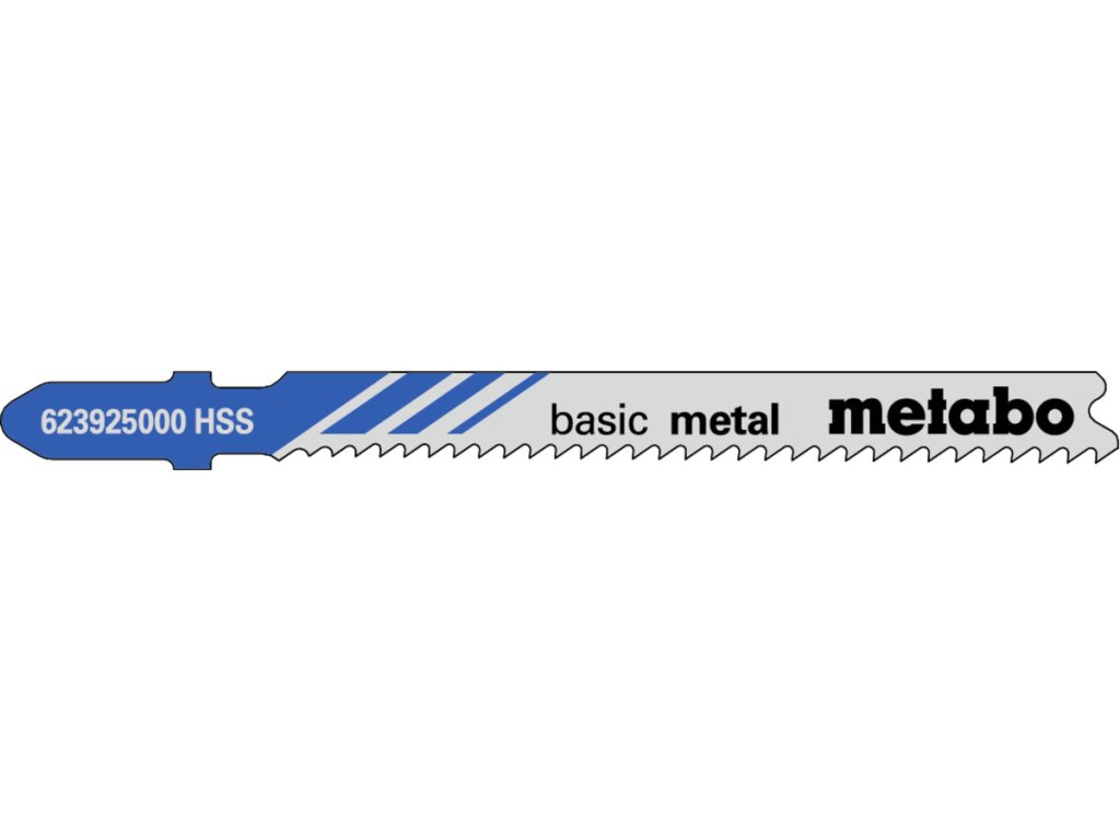 5 plátků pro přímočaré pily "basic metal" 66/ 1,9-2,3 mm, progresivní, HSS, s ponorným hrotem