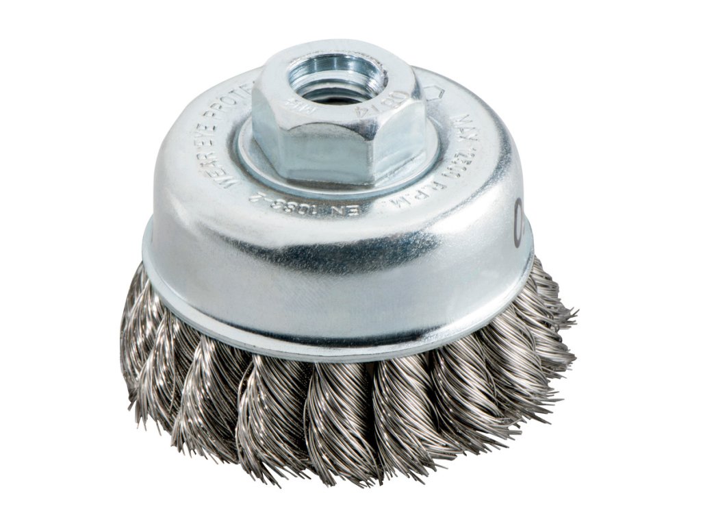 Hrncový kartáč 65x0,5 mm/ 5/8", ocelový drát, zkroucený, tloušťka drátu 0,50 mm