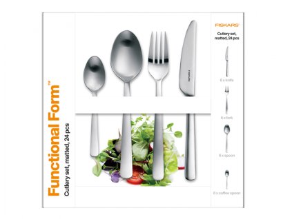 Souprava příborů FISKARS FUNCTIONAL FORM mat 24ks 1071624