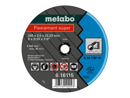 Flexiamant super 150x2,0x22,23 ocel, řezný kotouč, přímé provedení