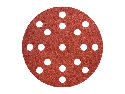 50 brusných kotoučů se suchým zipem 125 mm, P60, dřevo + kov "multi-hole"