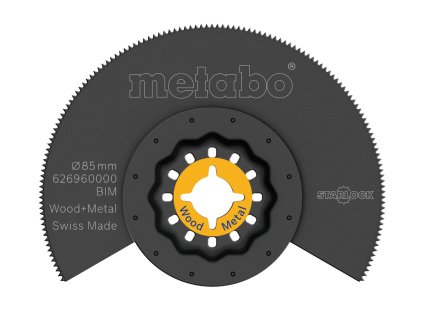 Segmentový pilový list, dřevo a kov, BiM, Ø85 mm