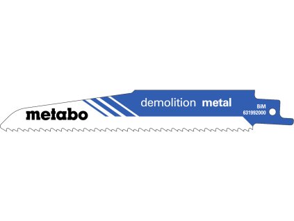 5 plátků pro pily ocasky "demolition metal" 150 x 1,6 mm, BiM, 2,5+3,2 mm/ 8+10 TPI