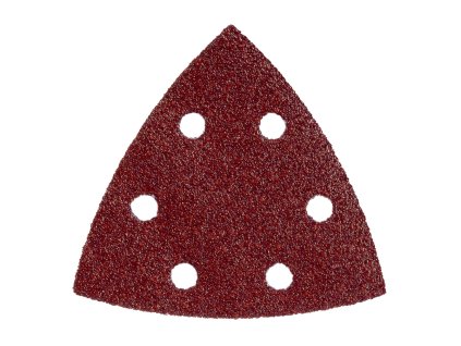 5 brusných kotoučů se suchým zipem 93x93 mm, P 240, řada „professional“, na dřevo a kov, pro trojúhelníkové brusky