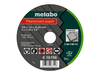 Flexiamant super 115x1,5x22,2 keramika, řezný kotouč, přímé provedení