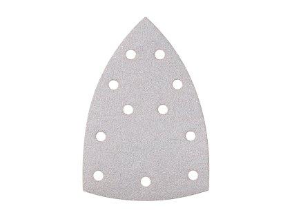 10 brusných kotoučů se suchým zipem 100x150 mm, P 80, řada „professional“, na barvy, laky, tmel, dvoudílné, perforované, multifunkční brusky