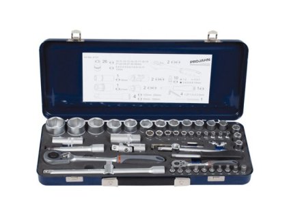 Xi-on 1/4"+1/2" Sada hlavic s ráčnou/54d