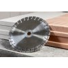 Sada: 2x diamantový řezný kotouč 115x22,23mm, „UP“+ 1x rychloupínací matice M 14
