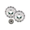 Sada: 2x diamantový řezný kotouč 115x22,23mm, „UP“+ 1x rychloupínací matice M 14