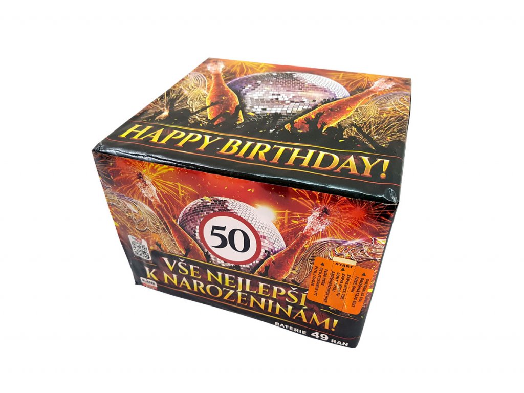 Vše nejlepší k narozeninám 49 Schüsse / 25 mm