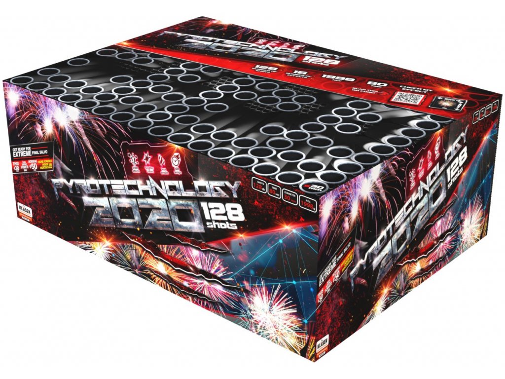 Pyrotechnology 2020 128 Schüsse / 30 mm