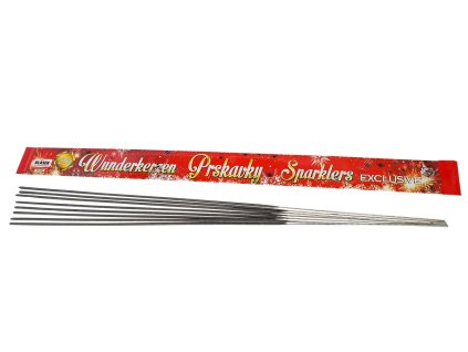 Golden Christmas Sparklers 70 cm 8 pcs