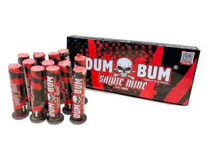 pyrotechnika single shots dum bum salute mine 14mm 12ks 54173