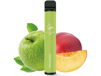 Elf Bar 600 e-cigareta Apple Peach 10mg