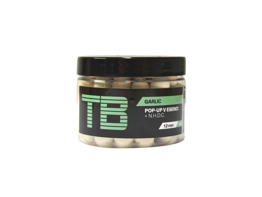 tb baits plovouci boilie pop up white garlic nhdc 65 g