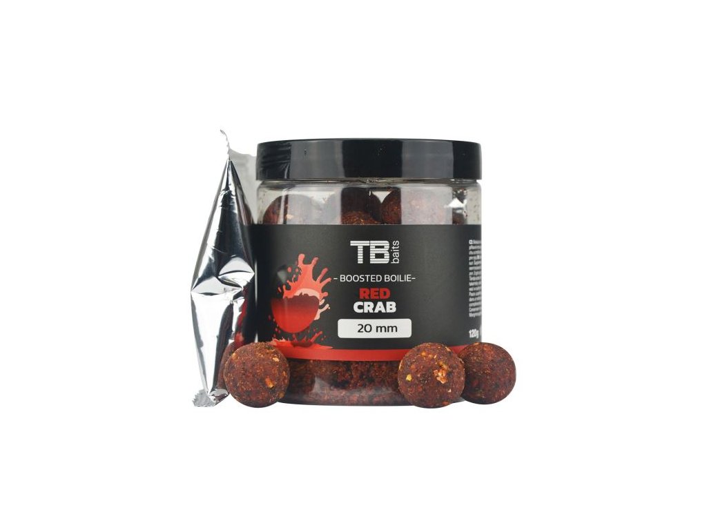 tb baits boosterovane boilie red crab 120 g
