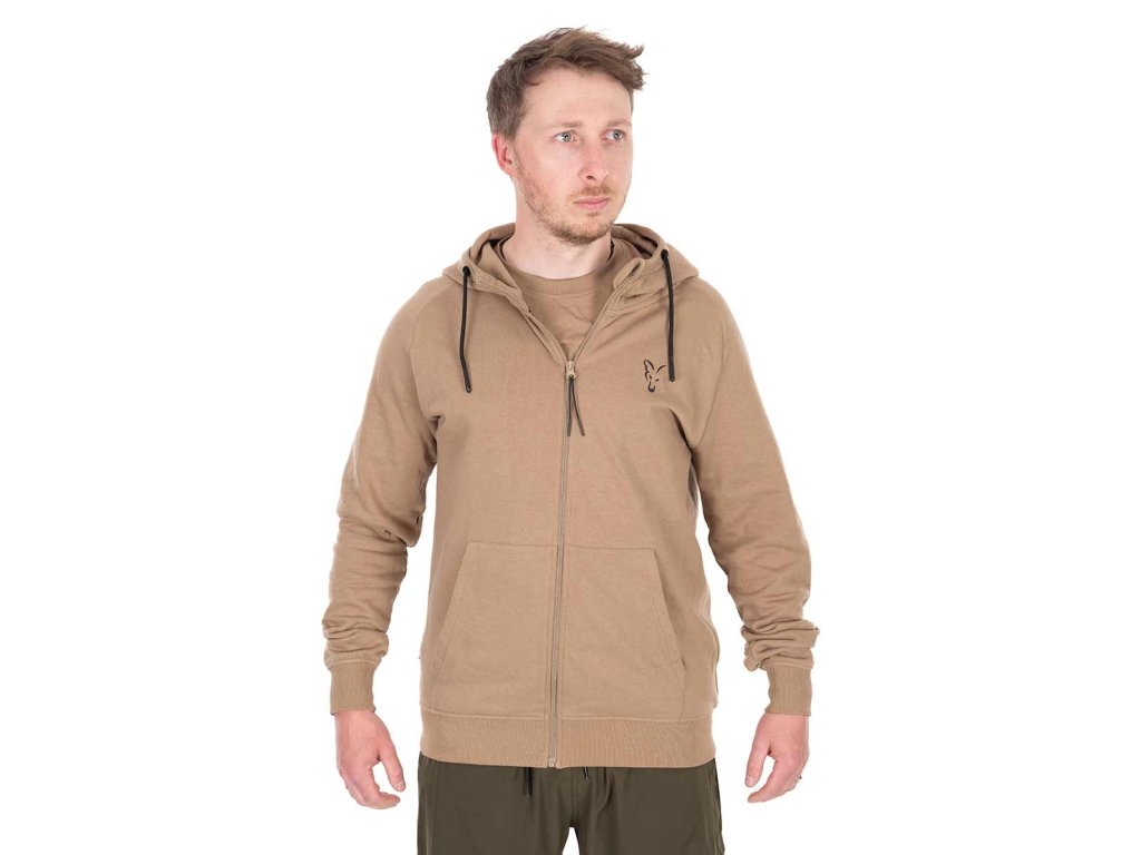 ccl310 315 fox collection lw zip hoody tan main 1
