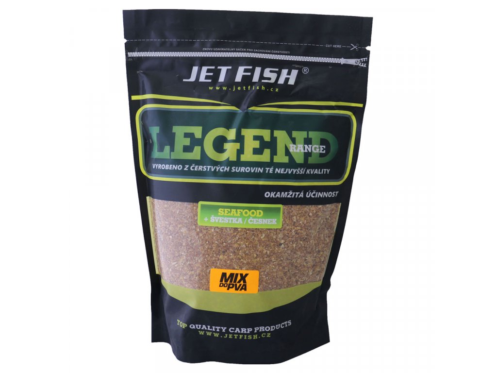 71172 jet fish legend range pva mix 1kg seafood svestka cesnek