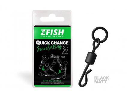 zfish obratlik quick change swivel with ring vel 8