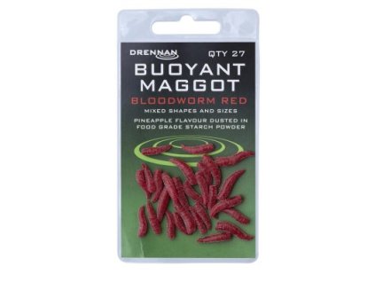Drennan červi Buoyant Maggot bloodworm red
