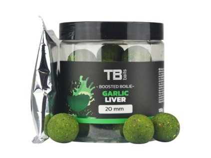 tb baits boosterovane boilie garlic liver 120 g