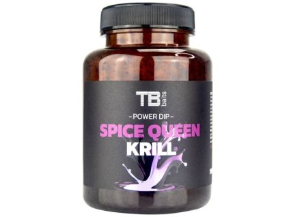 tb baits power dip spice queen krill 150 ml