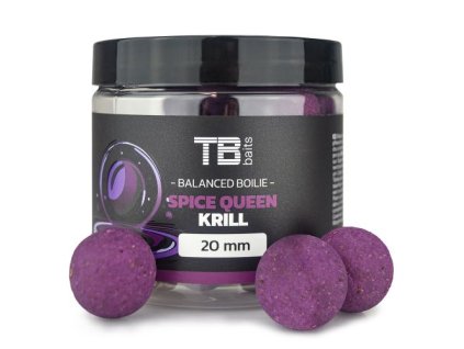 tb baits vyvazene boilie balanced atraktor spice queen krill 100 g