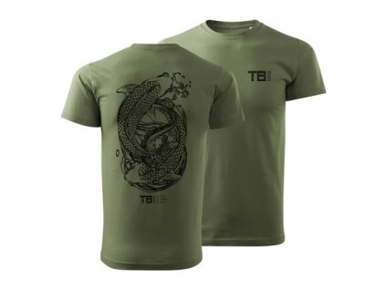 tb baits tricko olive edition