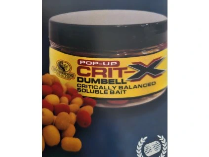 Poseidon CCRIT-X Dumbell 12mm 45g - Mango červená