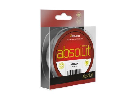 Delphin ABSOLUT transp. (Varianta Delphin ABSOLUT transparentní 200m-0,14mm 4,3lbs)