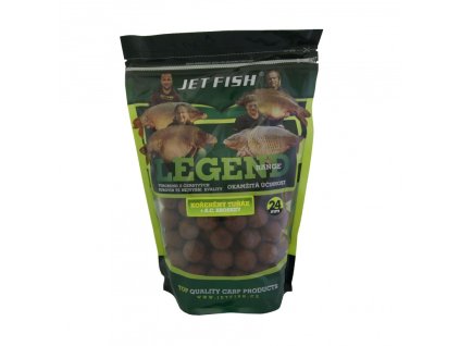 Jet Fish Legend Range Boilie 24mm 1kg (Chuť Žlutý impuls Ořech/Javor)