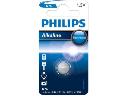 71472 baterie philips a76 lr44 1 5v alkalicka