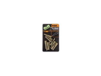 76407 fox edges lead clip tail rubbers size 7 khaki prevlek na zavesku