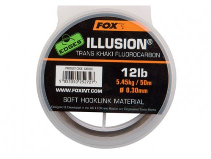 76491 fox edges illusion soft trans khaki 12lb 0 30mm navazcovy fluorocarbon