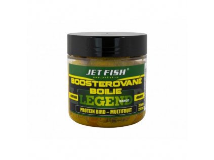 81270 jet fish boosterovane boilie legend range 250ml 20mm protein bird multifruit
