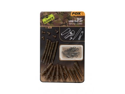 84018 fox edges camo slik lead clip kit 5ks