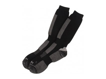 84036 dam thermo socks ponozky vel 40 43 black grey