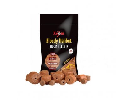 85881 bloody halibut hook pellets s otvorem 150 g 8 mm