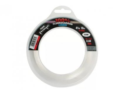 87930 fox rage sokovy vlasec fluorocarbon leader 0 75mm