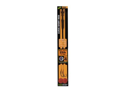 91707 fox edges curve short 6 20lb camotex semi stiff x 2