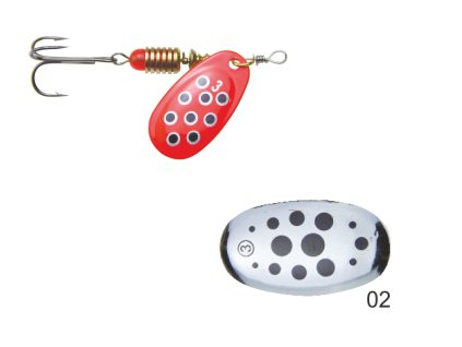 93021 mistrall rotacni trpytka sperso vel 5 12g barva stribrna cerna