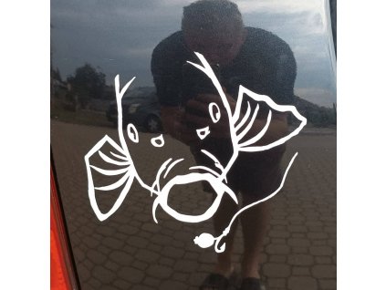 93750 betafish samolepka na auto bila kapr