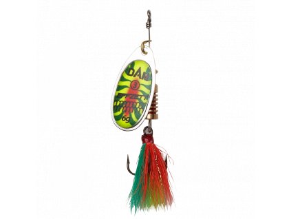 94734 dam trpytka standard dressed spinner 3 6g sinking fireshark